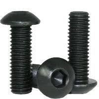 Imperial Black Button Head Socket Screws Select Thread Type UNC  Coarse or UNF Fine 